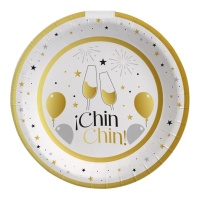 Piatti di Capodanno Chin Chin 23 cm - 6 pz.