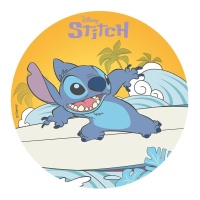 Cialda commestibile di Stitch surfista di 20 cm