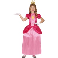 Costume da principessa dei videogiochi per ragazze