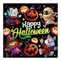 Tovaglioli Happy Halloween 16,5 x 16,5 - 20 pz.