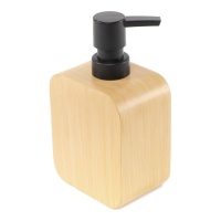 Dispenser di sapone effetto legno da 16,5 cm