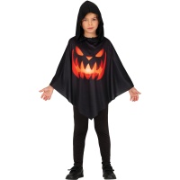 Poncho da zucca sinistra per bambini