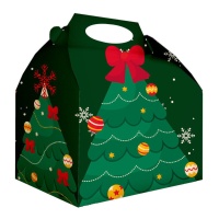 Scatola ad albero per dolci 20 x 16 x 11 cm - 12 pz.