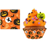 Capsule per cupcake Sinister castle - 50 pz.