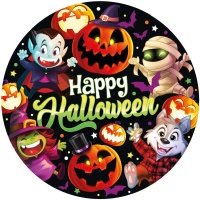 Piatti Happy Halloween 23 cm - 6 pz.