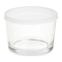 Tupperware in vetro rotondo da 200 ml