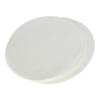 Base per torta 28 x 28 x 0,1 cm bianco sottile - 5 unità