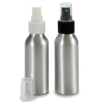 Flacone spray da 100 ml bianco o nero con tappo assortito - 1 pz.