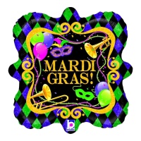 Palloncino Mardi Gras Party 35 cm - Grabo