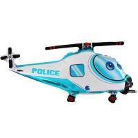 Palloncino elicottero polizia 48 cm - Grabo