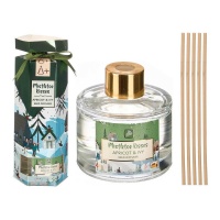 100ml Mikado albicocca ed edera con disegno natalizio