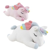 Peluche Unicorno allungato 55 cm - 1 pz.