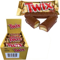 Twix al caramello e cioccolato al latte - 25 pezzi