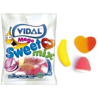 Sacchetto di gelatine ricoperte di zucchero - Megasurtido azúcar Vidal - 100 gr