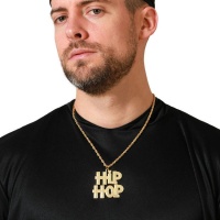 Collana dorata Hip Hop