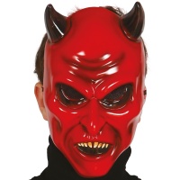 Maschera da diavolo rossa