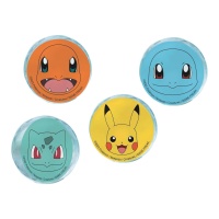 Palline gonfiabili Pokemon da 4 cm - 4 unità