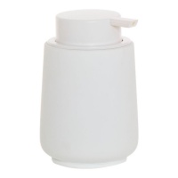 Dispenser di sapone bianco semplice da 12,9 cm