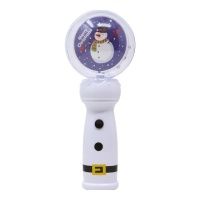 bacchetta 21 cm led palla pupazzo di neve