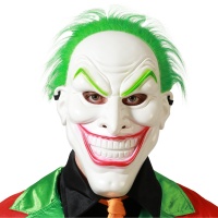 Maschera da clown Joker sorridente