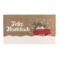 Buon Natale zerbino auto di Natale