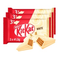 KitKat al cioccolato bianco con biscotto - Nestlé - 3 unità