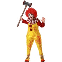 Costume da clown assassino insanguinato per bambini