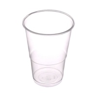 Bicchieri in plastica trasparente da 350 ml - 15 pz.