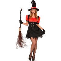 Costume da strega rossa per donna