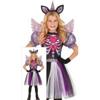 Costume da unicorno scuro per ragazze