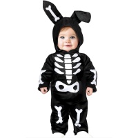 Costume da coniglietto scheletrico per bambino