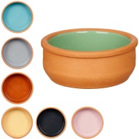 Casseruola in terracotta colorata da 8 cm - 6 pezzi