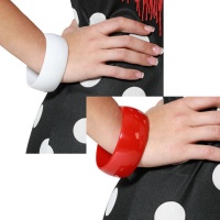 Bracciale sevillana bianco o rosso - 1 pezzo