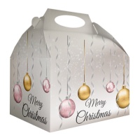 Scatola di palline di Natale per dolci 20 x 16 x 11 cm - 12 unità