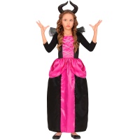 Costume da fata cattiva rosa per ragazze