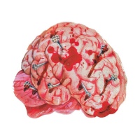 Tovagliolo Bloody Brain 16,5 x 16,5 cm - 20 pezzi