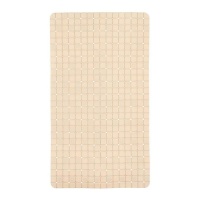 Tappeto doccia antiscivolo a scacchi beige 67,7 x 38,5 cm