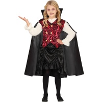 Costume da vampiro classico con mantello per ragazze