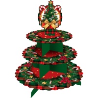 Albero di Natale per cupcake 40 x 30 cm