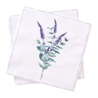 tovaglioli lavanda 16,5 cm - 20 pezzi