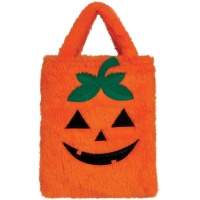 Borsa di zucca in peluche 23 x 19 cm