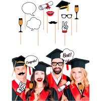 Kit per fototessere di laurea - 10 unità